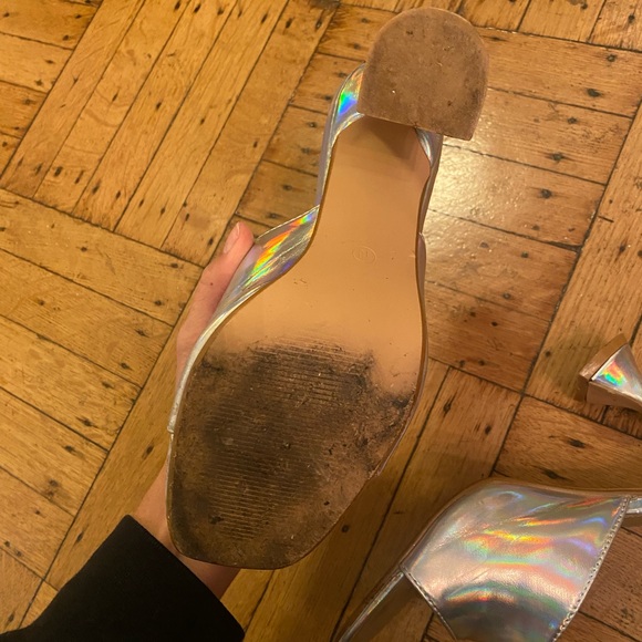 Iridescent Heels // Disco Costume Heels - Picture 4 of 7